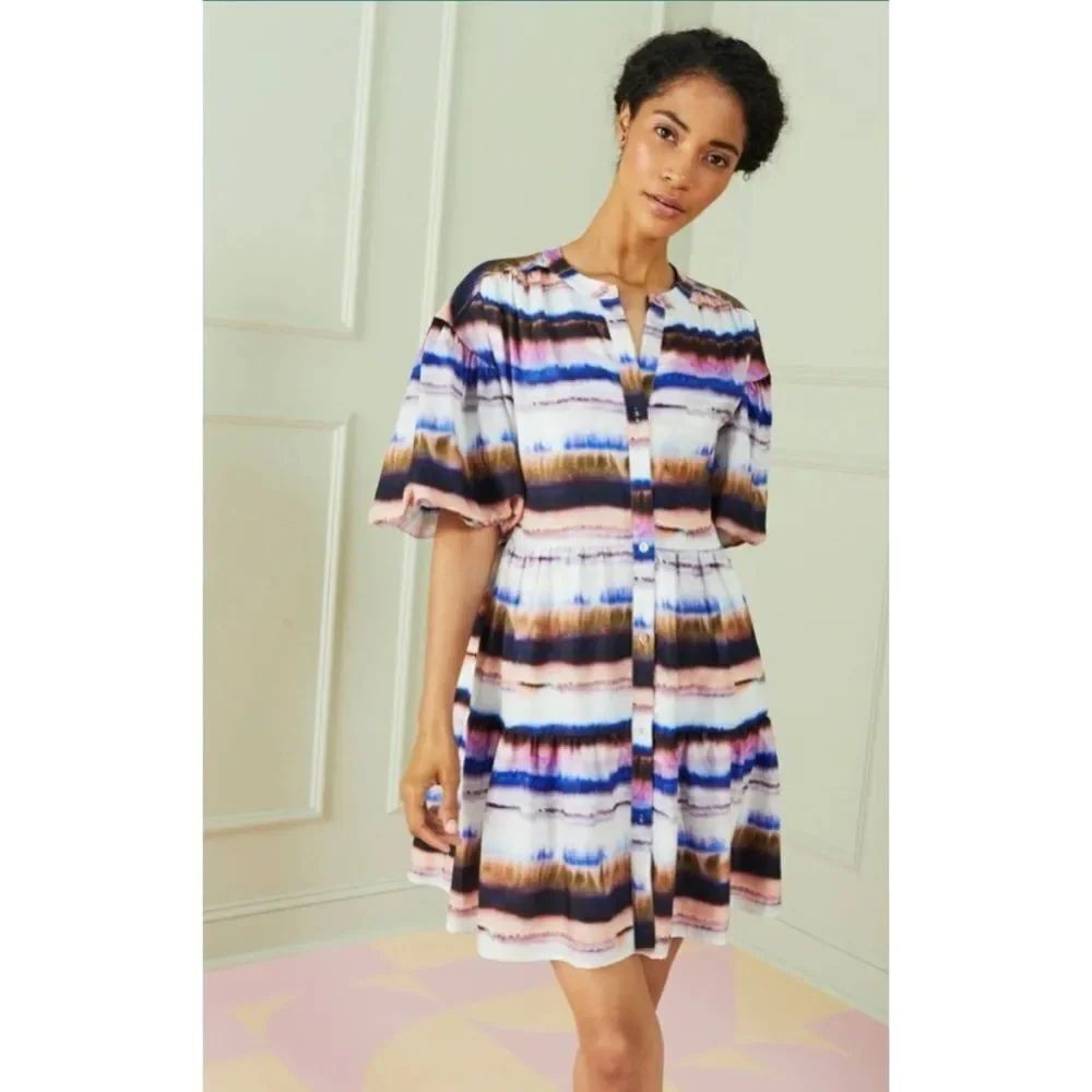 Marie Oliver Silk/ Cotton Kiki Dress in Terran Size XS~ Pristine